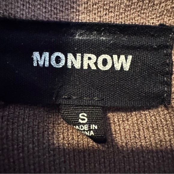 Monrow Supersoft Sweater Knit Cardigan Dusty Cocoa | S - Picture 5 of 8